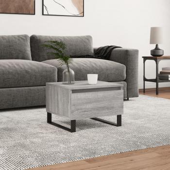 Mesa de centro Sonoma 50x46x35 cm madera multicapa gris