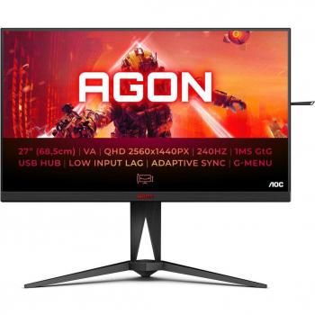 AOC AGON 5 AG275QZN/EU - Pantalla para PC 27 Quad HD (Negro/Rojo)
