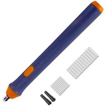 Gomas de Borrar a Pilas,Borrador Electrico Automático con 2 Repuesto Clips y 22 Goma,Perfecto para Principiantes,Profesionales y Artistas