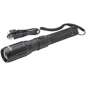 Linterna LED Recargable 3 Funciones con Zoom y Powerbank, 500 Lúmenes, Batería de Litio 2000mAh