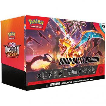 Pokemon Juego de Cartas Col. Escarlata y Púrpura. Llamas Obsidianas. Estadio Combina y Combate (ESP)