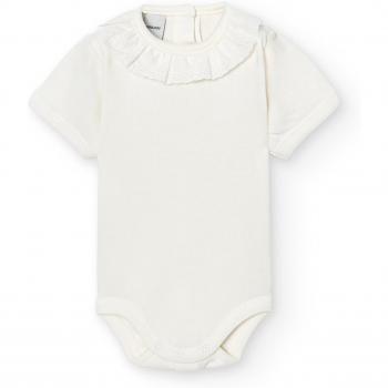 Pack de 2 bodys de bebé manga corta con cuello batista Babidu