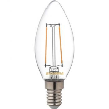 Bombilla LED Retro Filamentos Vela E14 2,5W 2700K SYLVANIA