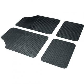 Alfombra de goma WALSER 14833 Alfombra de goma para el coche Basic Plus en negro