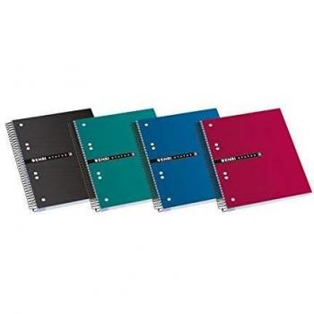 Elba 233856 - Cuaderno de plástico, cuadricula 5 x 5, 120 hojas A4