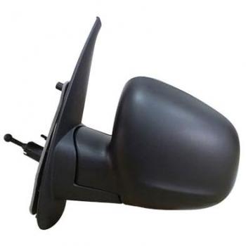 Espejo retrovisor Alkar 9237698 - Espejos Exteriores, compatible con vehículos, diseño aerodinámico, ajuste manual, cristal convexo para mayor visibilidad, acabado en color negro