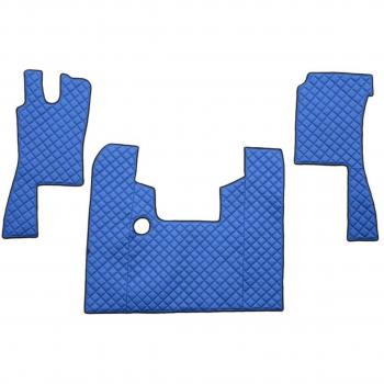 Alfombra moldeada F-CORE FL18 BLUE - Alfombrilla de diseño ergonómico, material resistente y duradero, superficie antideslizante, fácil de limpiar, ideal para uso en interiores y exteriores