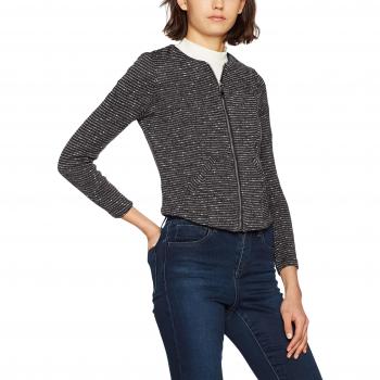 VERO MODA Vmstruc-Anna W/l Blazer, Chaqueta de Traje para Mujer, Gris