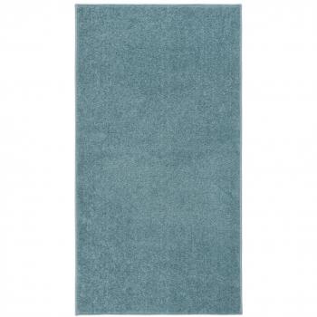 Alfombra de Pelo Corto 80x150 cm Color Antracita, Gris y Gris Claro para Sala de Estar, Dormitorio y Habitación Salón