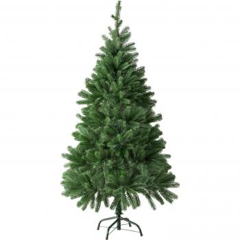 Tectake Árbol de Navidad artificial con soporte metálico, muy realista gracias al proceso de moldeado por inyección, ramas resistentes pero moldeables, larga durabilidad, materiales de gran calidad