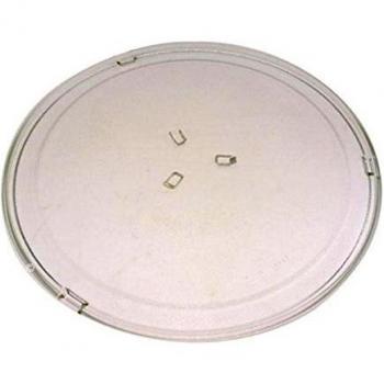Bandeja de cristal para microondas 30cm - Compatible con Fagor, Brandt, Vedette, Sauter y De-Dietrich