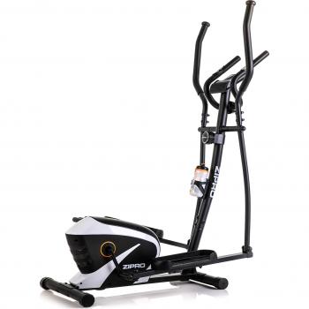 Crosstrainer Elíptico Magnético Zipro Shox RS con Pantalla LCD y Pulsómetro - Color Negro - Volante de Inercia de 7 kg para Fitness