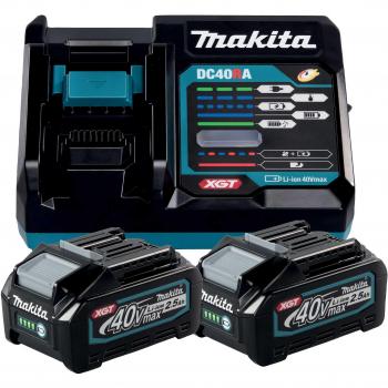 Kit de Fuente de Alimentación Makita 40V 2,5Ah con Cargador