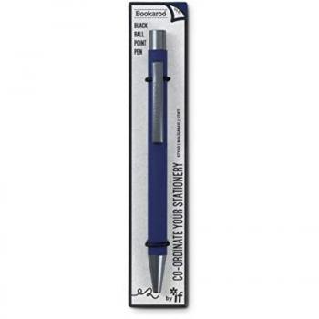 Bolígrafo azul marino de tinta negra con tacto suave That Company Called If