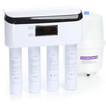 Sistema de Ósmosis Inversa Naturewater NW-4-75RODT, 4 Etapas, 285 L/Día, con Pantalla y Filtro de Agua