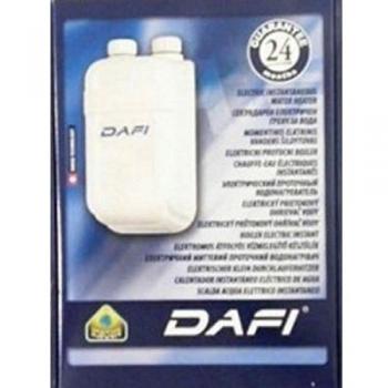 Dafi Calentador de agua instantáneo vertical sin depósito 4,5 kWh blanco