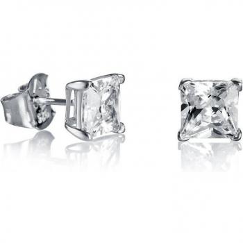 Pendientes Viceroy Fashion Elegant Botón 21003E000-30 Mujer Plata Circonitas Jewels
