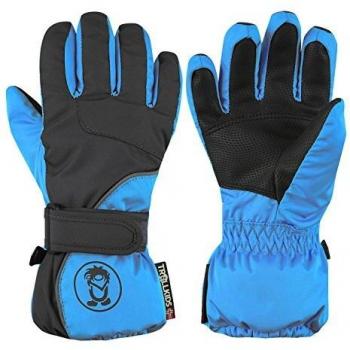 Trollkids Niños Guantes Troll, color Anthrazit/Mittelblau talla 6; 10-12 años