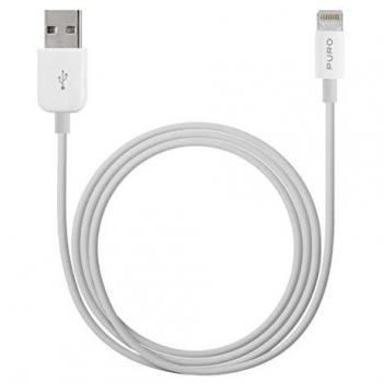 Puro 2.0m Lightning - USB 2.0 M/M 2 m Blanco - Cables de Conectores Lightning