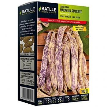 Semillas Leguminosas - Judía Maravilla Piamonte 100g - Batlle