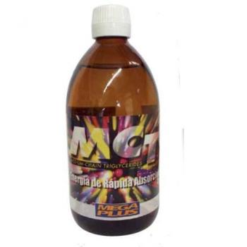 Mega Plus MCT Líquido 450ml - Aporte Energético Inmediato, fuente de energía rápida, ideal para dietas cetogénicas y deportivas, sin carbohidratos ni azúcares añadidos