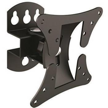 Soporte de montaje de pared inclinación y giro TV para 13 – 27 con 100 x 100 o 75 x 75 VESA 30 KG Max peso con inclinación
