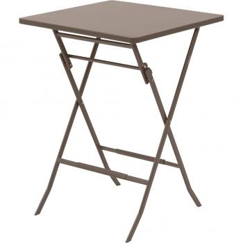 Mesa de Jardín Alta Plegable Greensboro Tonka - 2 Asientos, Acero Tratado Antirrouille
