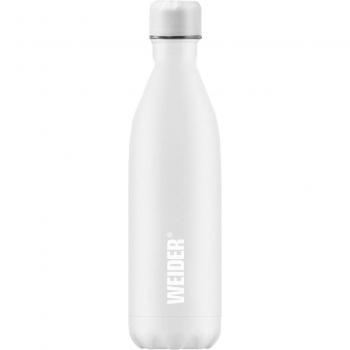Botella de aluminio Weider blanca 1 unidad