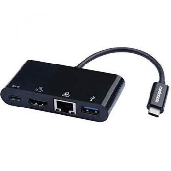 Adaptador Multiport USB-C Mediacom M-DOCKTPC - Docking Station HDMI, RJ45 y USB 3.2 Gen 1
