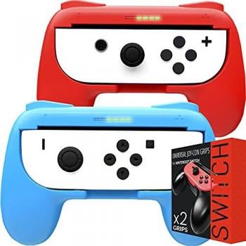 Orzly Grips compatibles con los Joy-Cons de la Nintendo Switch - Pack DE Dos