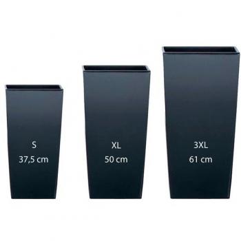 Macetas Altas Prosperplast Urbi Square - Pack de 3