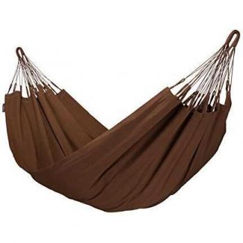 Hamaca clásica individual marrón 300x140cm de LA SIESTA