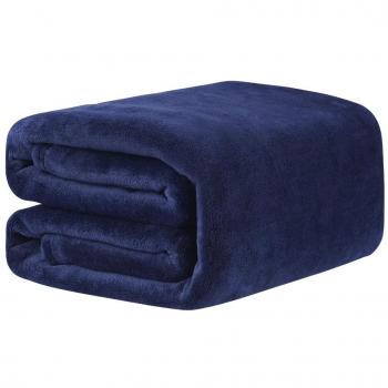 LANGRIA Manta de Sofá y Cama de Microfibra de Poliéster, Suave, Cálida, Resistente a las Arrugas, No pierde Color, para Adultos y Niños, 220x240cm