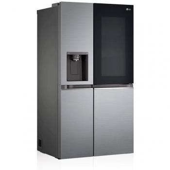 LG GSXV80PZLE Frigorífico Americano Independiente No Frost 635 L Clase E Acero Inoxidable con Dispensador e InstaView Door-in-Door Wi-Fi 179x91 cm
