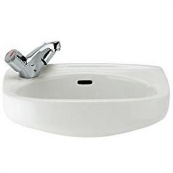 Roca A320841001 Colección Ibis- Lavabo porcelana mural, acabado, blanco