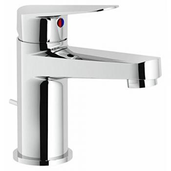 Mezclador monomando de lavabo 140 mm de latón cromado serie Blues Nobili