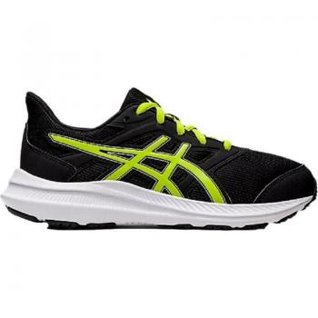 Calzado Running Asics 1014A300-003 para Kids en color negro, modelo Nio Jolt 4 GS