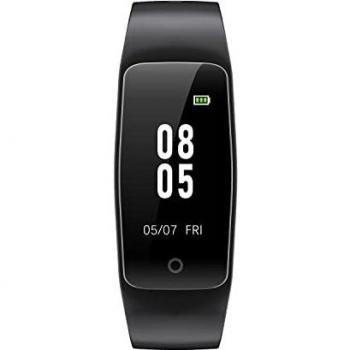 GRV Pulsera de Actividad, Pulsera Actividad Inteligente Sin Bluetooth No App con Pantalla 0.96 Pulgadas Impermeable IP68 Monitor de Sueño Podómetro Calorías Distancia