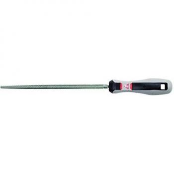 Bellota - Lima Redonda Entrefina 4004-8 para Mecánico con Mango Bimaterial