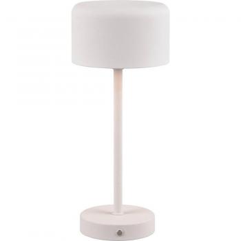 Lámpara de mesa LED recargable blanca - Poppie