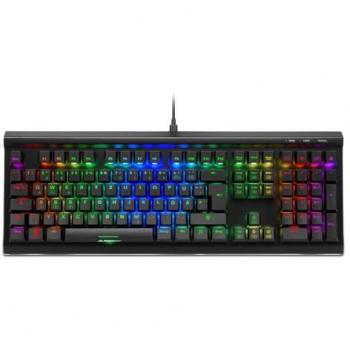 Teclado para Gaming Sharkoon SKILLER SGK40 Mecánico Rojo Negro Cableado