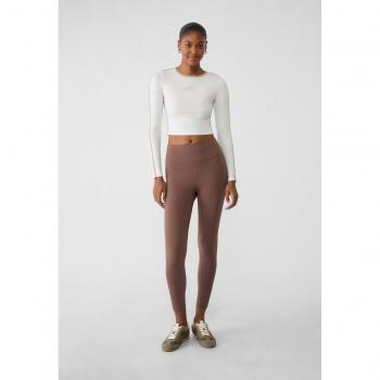 Stradivarius Sculpting Brown Sports Leggings XL