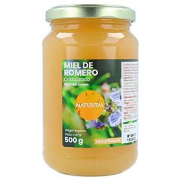 Miel de romero cristalizada 500 g Naturitas Essentials | Digestivo | Antiséptico | Origen España