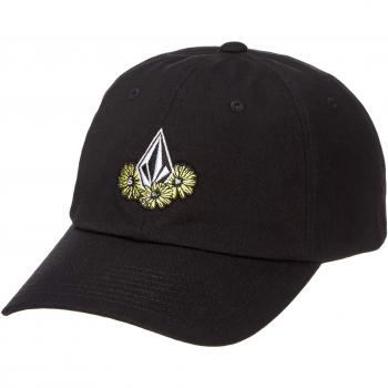Volcom Gorra Ajustable con Visera Curvada para Mujer Splat DAT Dad Negro