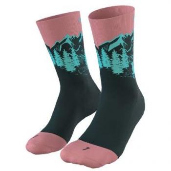 Calcetines Dynafit Stay Fast Multicolor - Ropa hombre, talla 39-42, color rosa claro