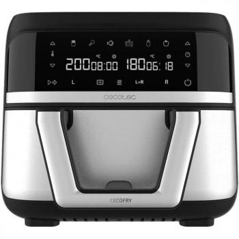 Cecotec Cecofry Dual 9000 Freidora Sin Aceite 9L 2850W Digital/Compacta Independiente Negro, Acero Inoxidable