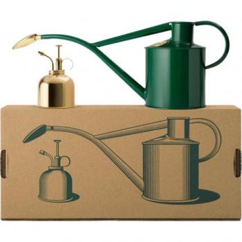 HAWS Classic Watering Can & Sprayer Set, Green