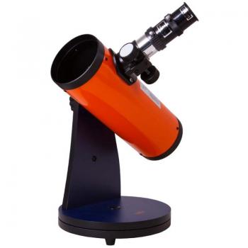 Telescopio Levenhuk LabZZ D1 para Niños, Fácil Uso, Montura Dobsoniana Giratoria de Sobremesa y Aumento de 100x