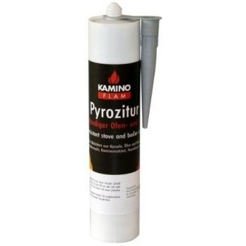 Kamino-Flam Pegamento refractario para chimeneas, barbacoas, estufas y hornos, resistente a altas temperaturas de hasta 1.100°C – 600 g