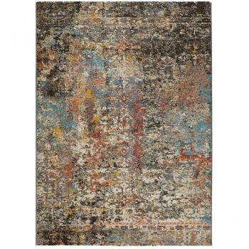 Alfombra Karia Atticgo 16561 Universal XXI, diseño moderno, material suave y duradero, fácil de limpiar, antideslizante, disponible en varios tamaños